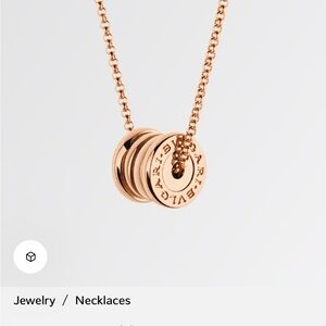 Bulgari Rose Gold Necklace